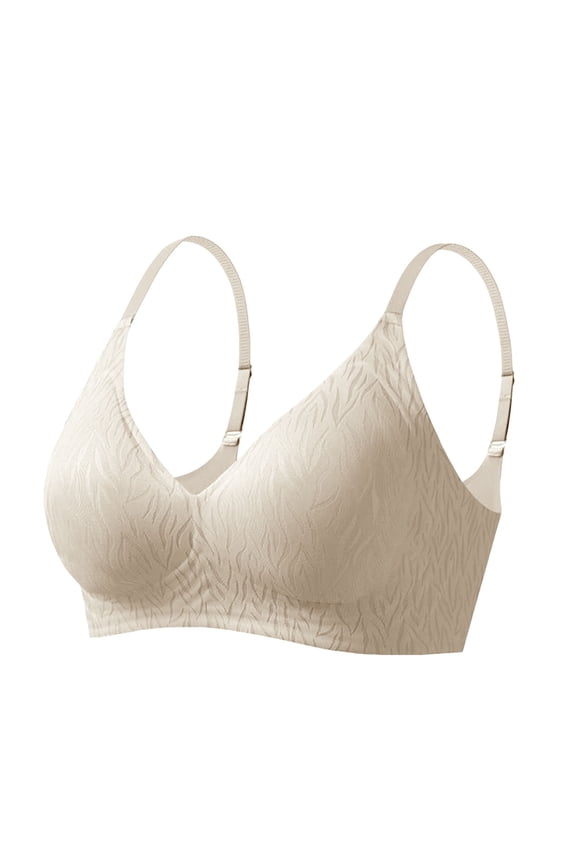 Women's Bars Daily Solid Color Bra Adjustable Straps Breast Cup Underwear