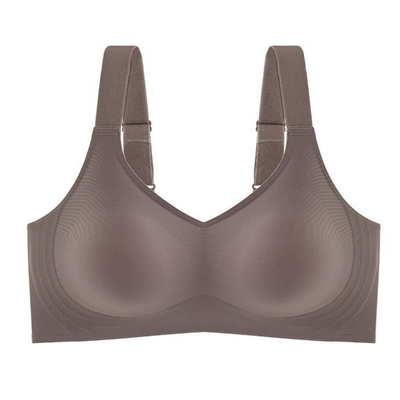 Endives Women's Bras Summer Thin Jelly Strip Underwear Small Chest Gathered Without Ring Sports Yoga Vest Soft Support Bra