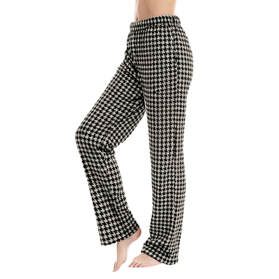 Endives Women's Flannel Pajama Pants Lounge Pants Fleece Loungewear Pants Outerwear Long Sleep Pants Warm Winter