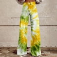 thumbnail image 1 of Endives Women's Pants Tie Dye Printed Casual Wide Leg Pants Fall Outfits for Women 2025, 1 of 7