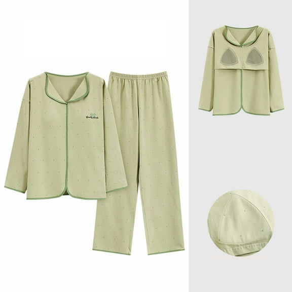 Endives Women's Petite Pajama Set Petite Length Tunic Top Wide Leg Pants Pajama Sets