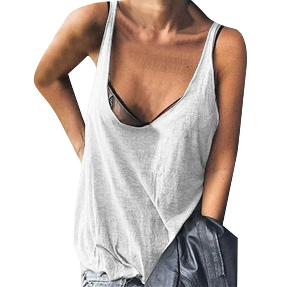 Endives Women's Tanks Tops Summer Shirts Casual Chiffon Sleeveless Top Shirts Elegant Solid U Neck Sports Top Blouses