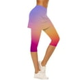thumbnail image 1 of Endives Women's Yoga Pants Leggings Skirted Athletic Skorts Gym Tennis Yoga High Waisted Leggings With Skirts, 1 of 7
