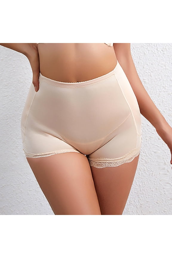 Womens Butt Lifting Panties Padded Underwear for Women Booty Pads Butt Enhancer Lace Shapewear Panties With Padding Buttocks Underwear S-6XL