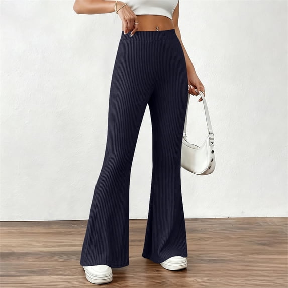 Endives Womens Flared Pants Yoga Legging Pants Casual Relaxed Comfy Loose Soft Pants