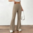 thumbnail image 1 of Endives Womens Flared Pants Yoga Legging Pants Casual Relaxed Comfy Loose Soft Pants, 1 of 5