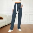 thumbnail image 1 of Endives Womens Jean Straight Leg Pants High Waisted Loose And Slimming Elastic Waisted Straight Leg Jeans, 1 of 7