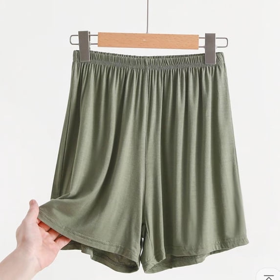 Endives Womens Leisure Short Loose Oversized Shorts Summer Casual Short Thin Breathable Simple Home Wear Short Sleepwear Womens Plus Size