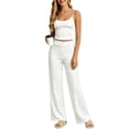 thumbnail image 1 of Endives Womens Pajama Sets Suspender Pajamas Casual Camisole Top with Pant Fashion Home Clothes Suit Pajamas Two Piece Set Matching Sets Women Clothing, 1 of 6