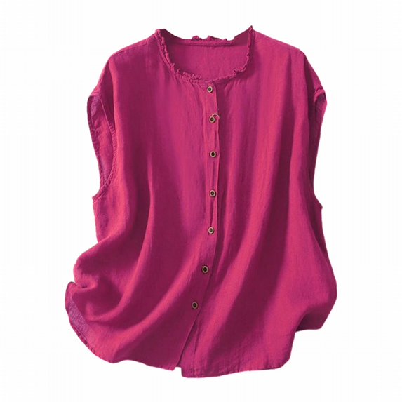 Endives Womens Tank Tops Shirts Halter Top Ethnic Style Tee Sleeveless O Neck T Shirt Blouse