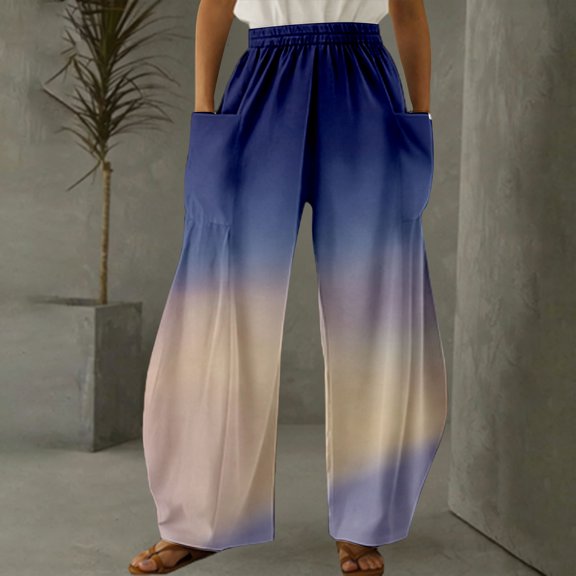 Endives Womens Wide Leg Pant Loose Lightweight Wide Leg Trousers Scimitar Pants Casual Pants with Pockets Vacation Outfits