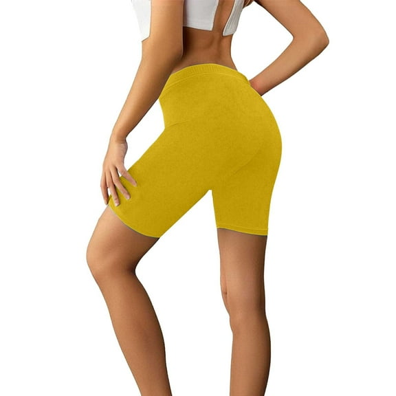 Endives Yoga Biker Shorts Women High Waist Gym Yoga Short Workout Running Athletic Cycling Leggings With Pockets