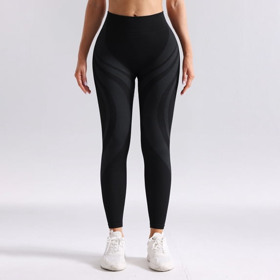 Endives Yoga Leggings for Women Slim Fit Elastic Fashion Seamless Lifting Hip High Legging Fitness Workout Running Yoga Pants