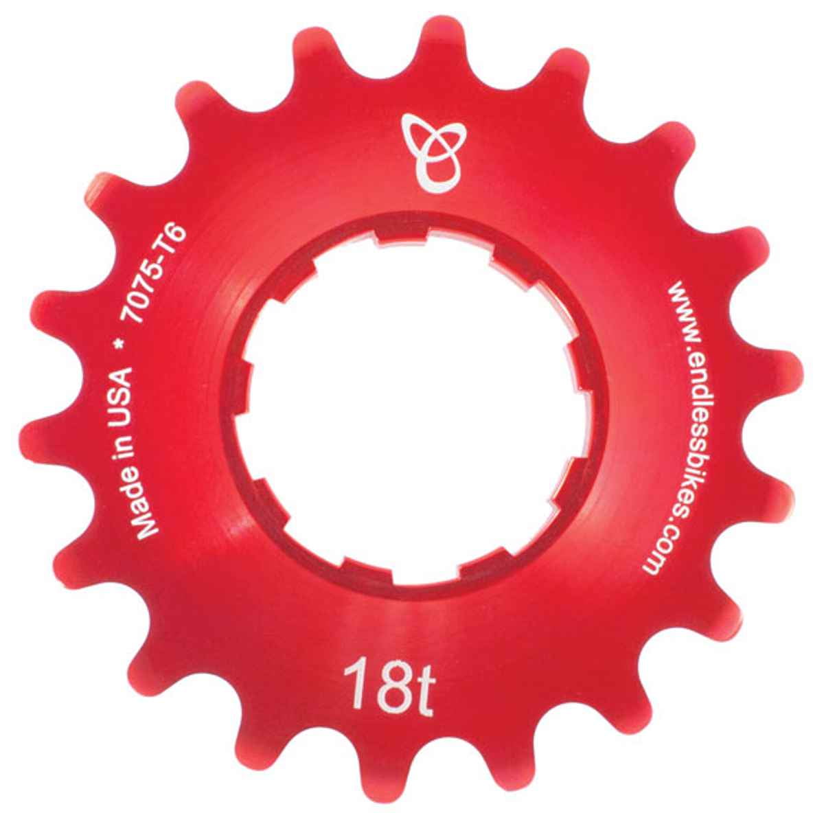 Endless Bike Kick Ass Cog, 18t - Red Ano - Walmart.com