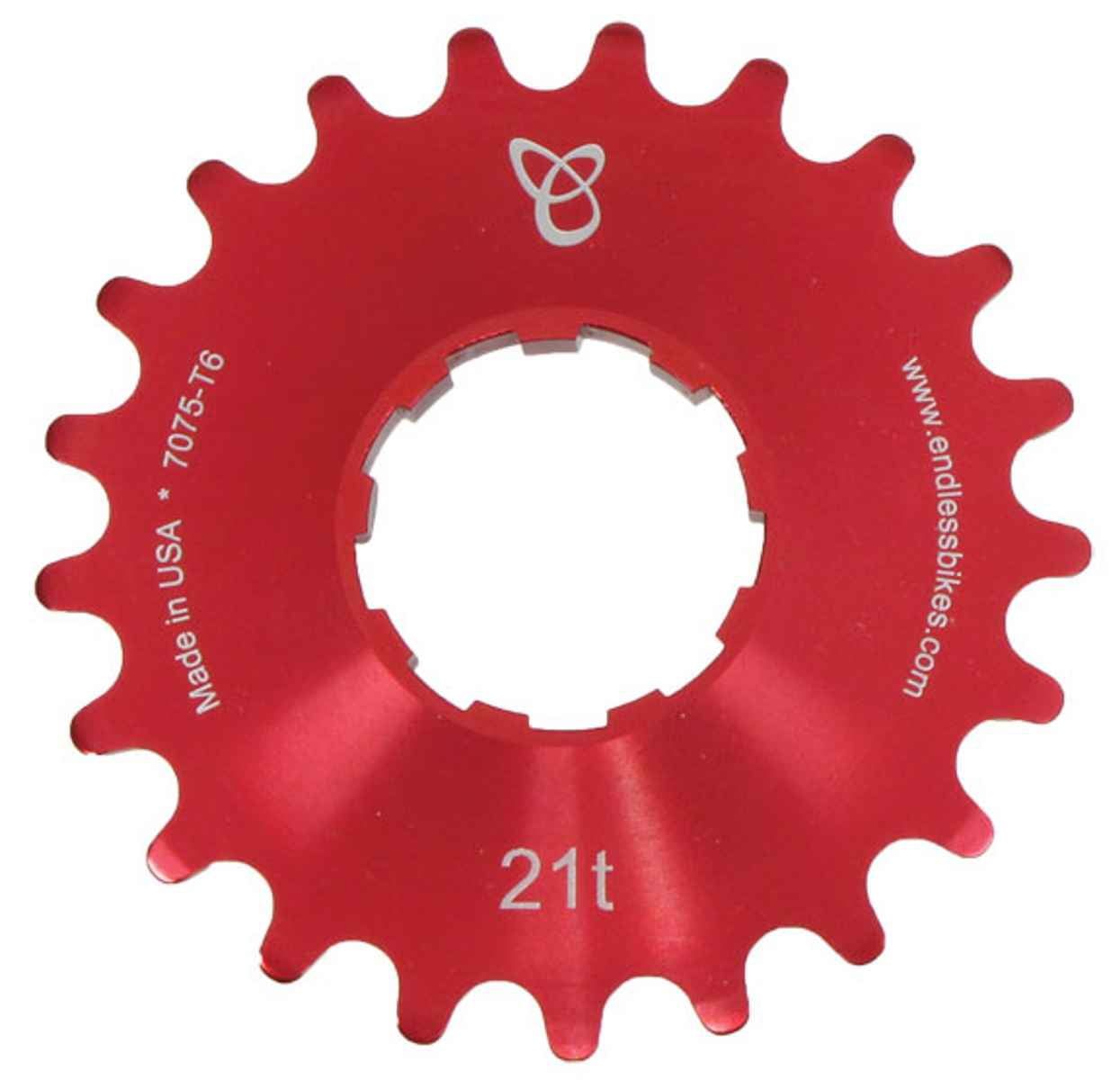 Endless Bike Kick Ass Cog, 21t - Red Ano - Walmart.com