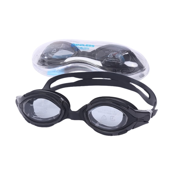 Endless EL-1001BLACK Swimming Goggle - Black
