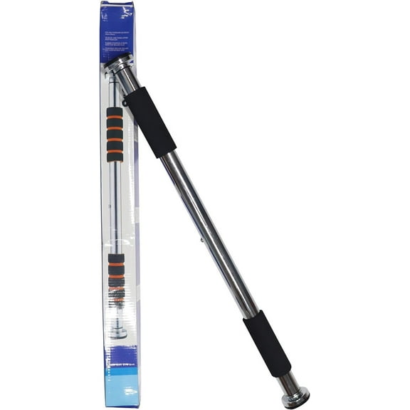 Endless EL-1035 Stainless Steel Adjustable Pull Up Bar - Black & White