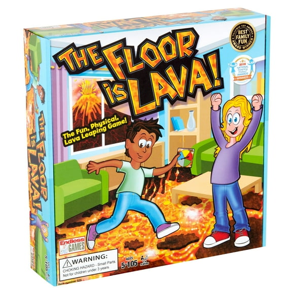 Endless Games The Floor is Lava Leaping Game, Recommended for Ages 5+