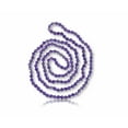 thumbnail image 1 of Endless Infinity Matte Finish Semi-Precious Stone Amethyst Beaded Long Endless Infinity Mala Style Necklace, 60 Inches Long., 1 of 5