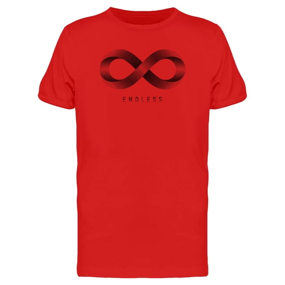 Endless Infinity Symbol T-Shirt Men -Image by Shutterstock, Male Large