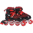 thumbnail image 1 of Endless EL-1025LRED Inline Adjustable Skates - Red - Large, 1 of 6