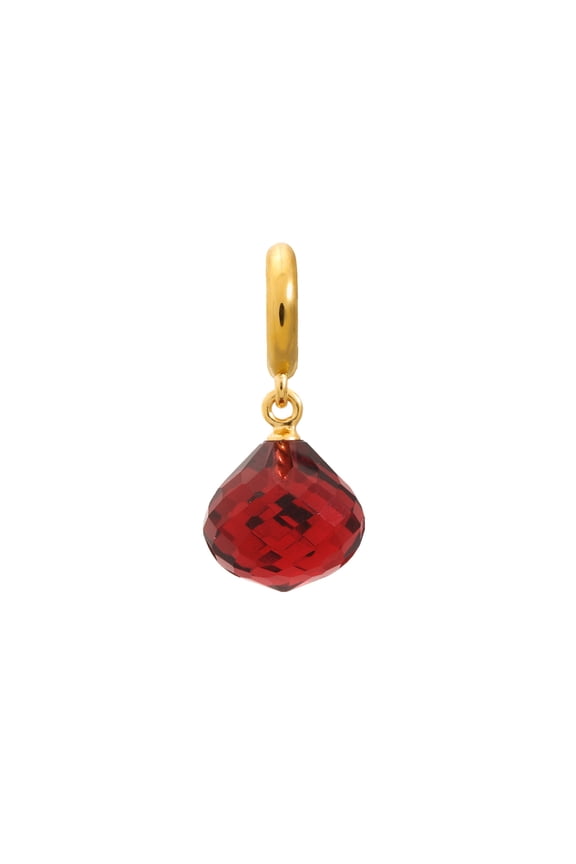 Jennifer Lopez Collection Ruby Love Drop Ruby Crystal Gold Finish Female Adult