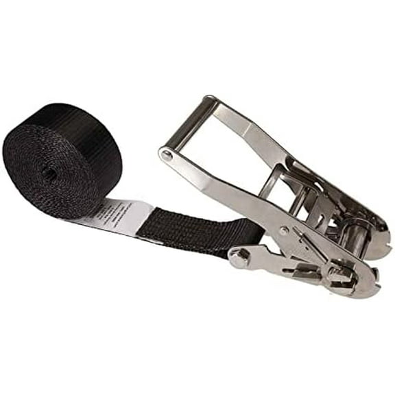, Endless Ratchet Straps, 2 Inch Wide X 15 Foot Long, Black Ratchet Straps, Stainless Steel Ratchet Tie Down, Endless  Straps, Dependable Utility Strap for  Bundling$$Tools & Hardware Other