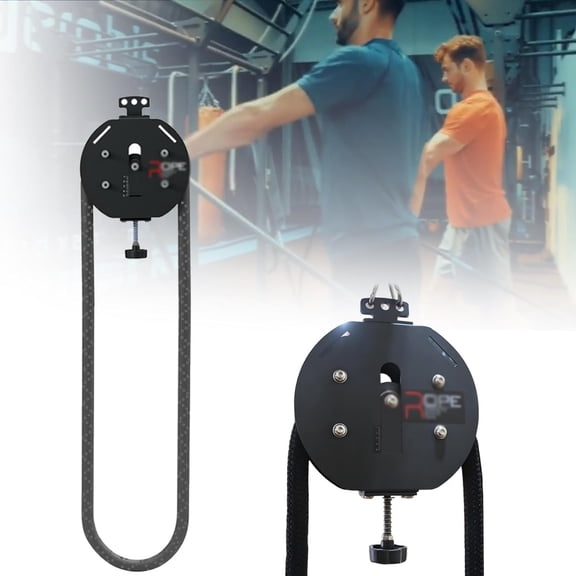 Endless Rope Trainer With Adjustable Resistance, Cable Pulley System,Pull Rope Fitness Rope Training, For Muscle Endurance Training, Upper Limb Fitness Training