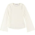 thumbnail image 1 of Endless Rose Womens Solid Basic T-Shirt, White, Small, 1 of 1