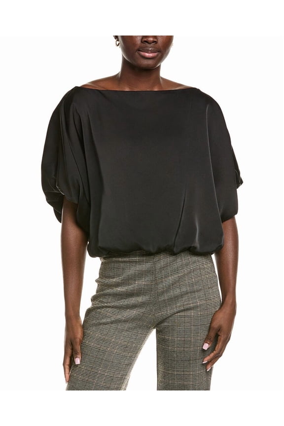 womens  Bubble Top, m, Black