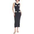 thumbnail image 1 of Endless Rose womens  Crochet Knit Maxi Dress, m, Blue, 1 of 3