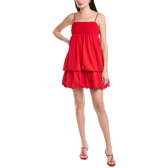 Endless Rose womens  Double Bubble Mini Dress, s, Red