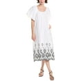 thumbnail image 1 of Endless Rose womens  Embroidery Midi Dress, s, White, 1 of 3