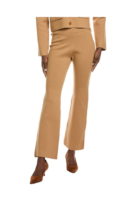 womens Fitted Pant, xs, Brown