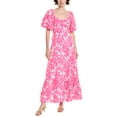 thumbnail image 1 of Endless Rose womens  Floral Print Maxi Dress, l, Pink, 1 of 3