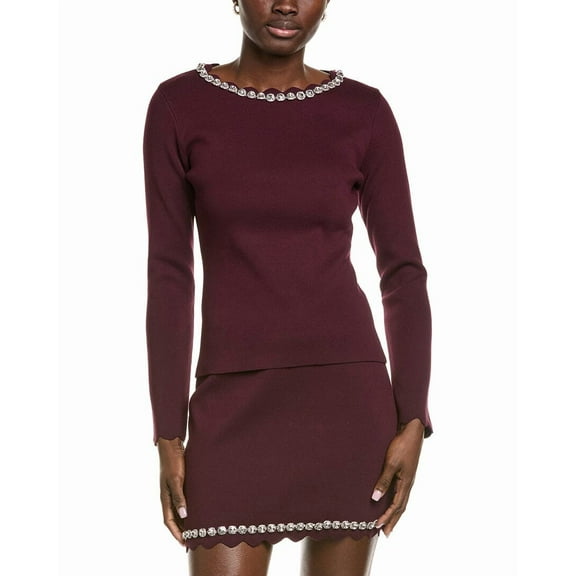 Endless Rose womens  Jewel Top, xs, Purple