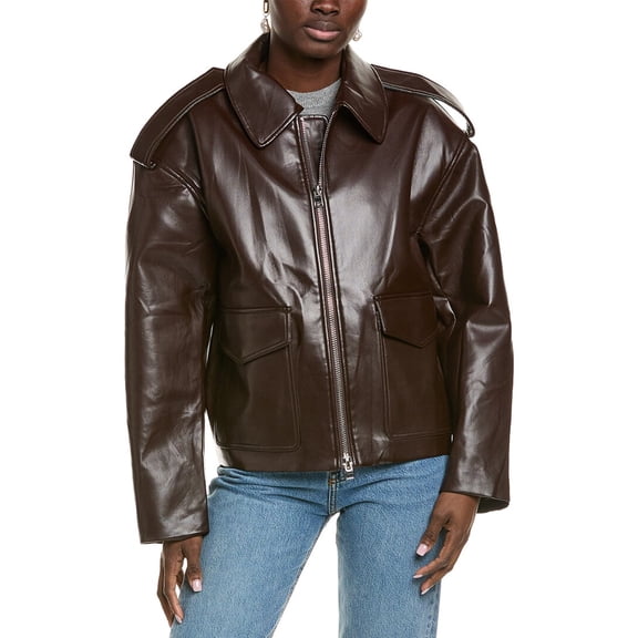 Endless Rose womens Oversized Jacket, m, Brown