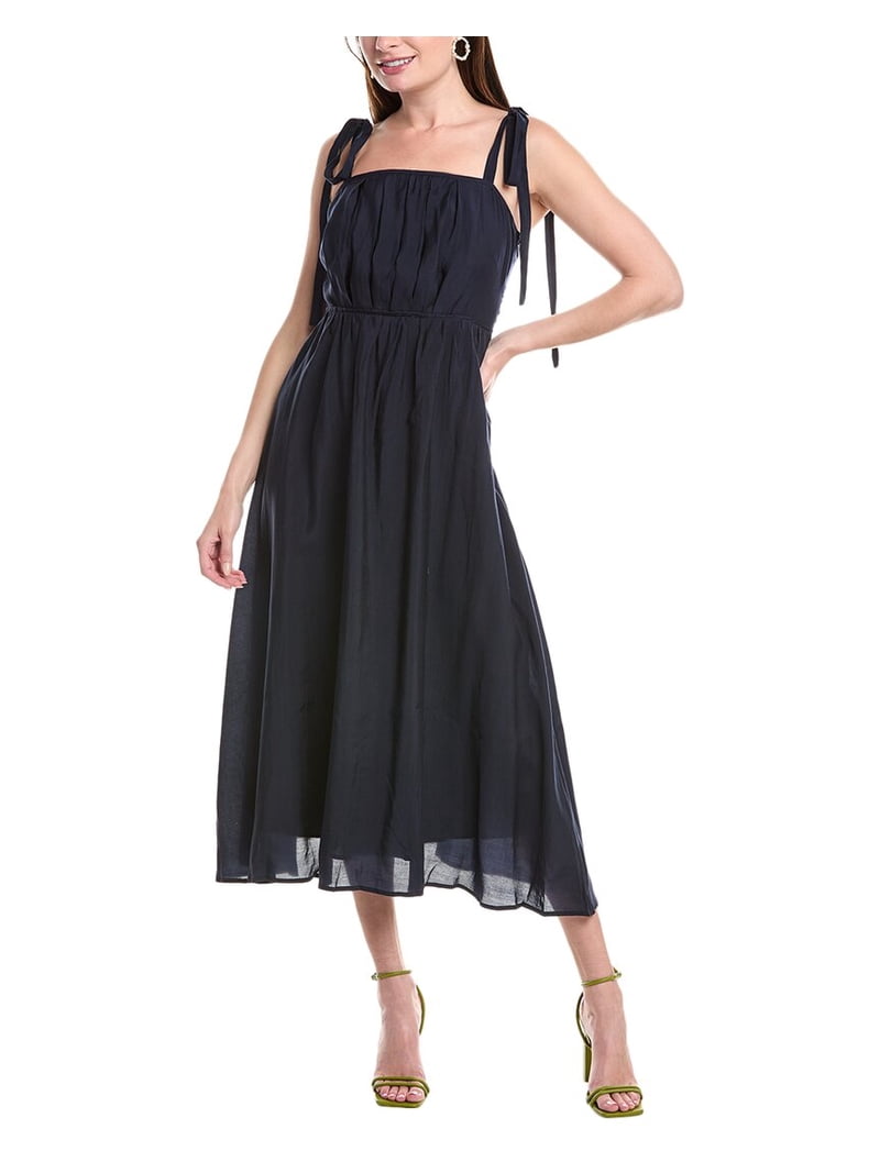 Endless Rose womens Pleated Midi Dress, s, Blue