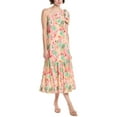 thumbnail image 1 of Endless Rose womens  Rose Shoulder Maxi Dress, s, Orange, 1 of 3