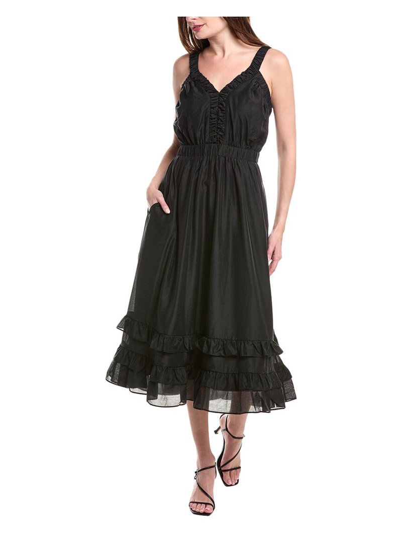 Endless Rose womens Ruffle Maxi Dress, xs, Black - Walmart.com Endless Rose womens Ruffle Maxi Dress, xs, Black - Walmart.com