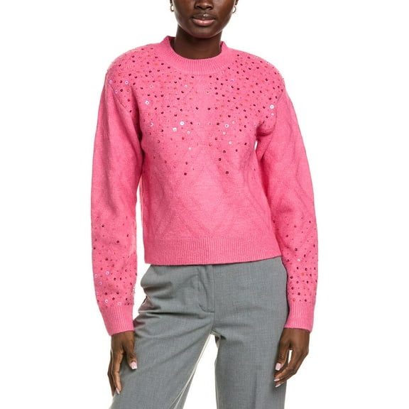 Endless Rose womens Sequins Sweater, xs, Pink