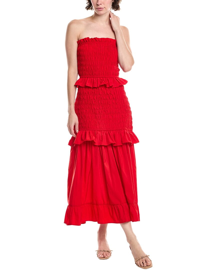 Endless Rose womens Smocked Maxi Dress, s, Red - Walmart.com