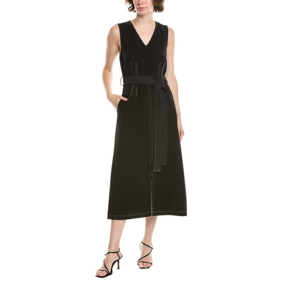 Endless Rose womens  Stitch Midi Dress, s, Black