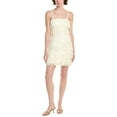 thumbnail image 1 of Endless Rose womens  Suede Fringe Spaghetti Dress, m, White, 1 of 3