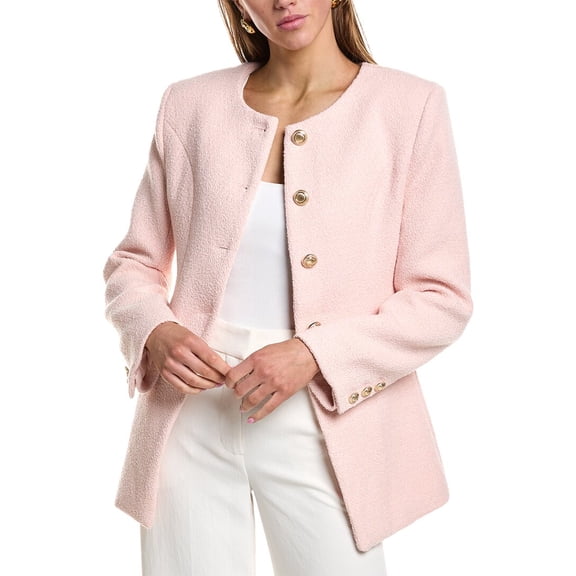 Endless Rose womens Tweed Buttoned Vest, m, Pink