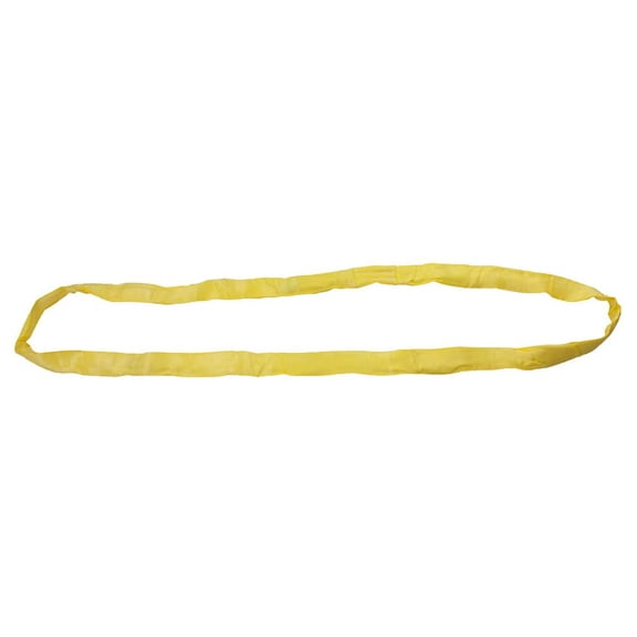 Endless Round Sling 8' Yellow 8400 # Vertical, 6700 # Choker, 16800 # Basket Crane Rigging Hoist Wrecker Recovery