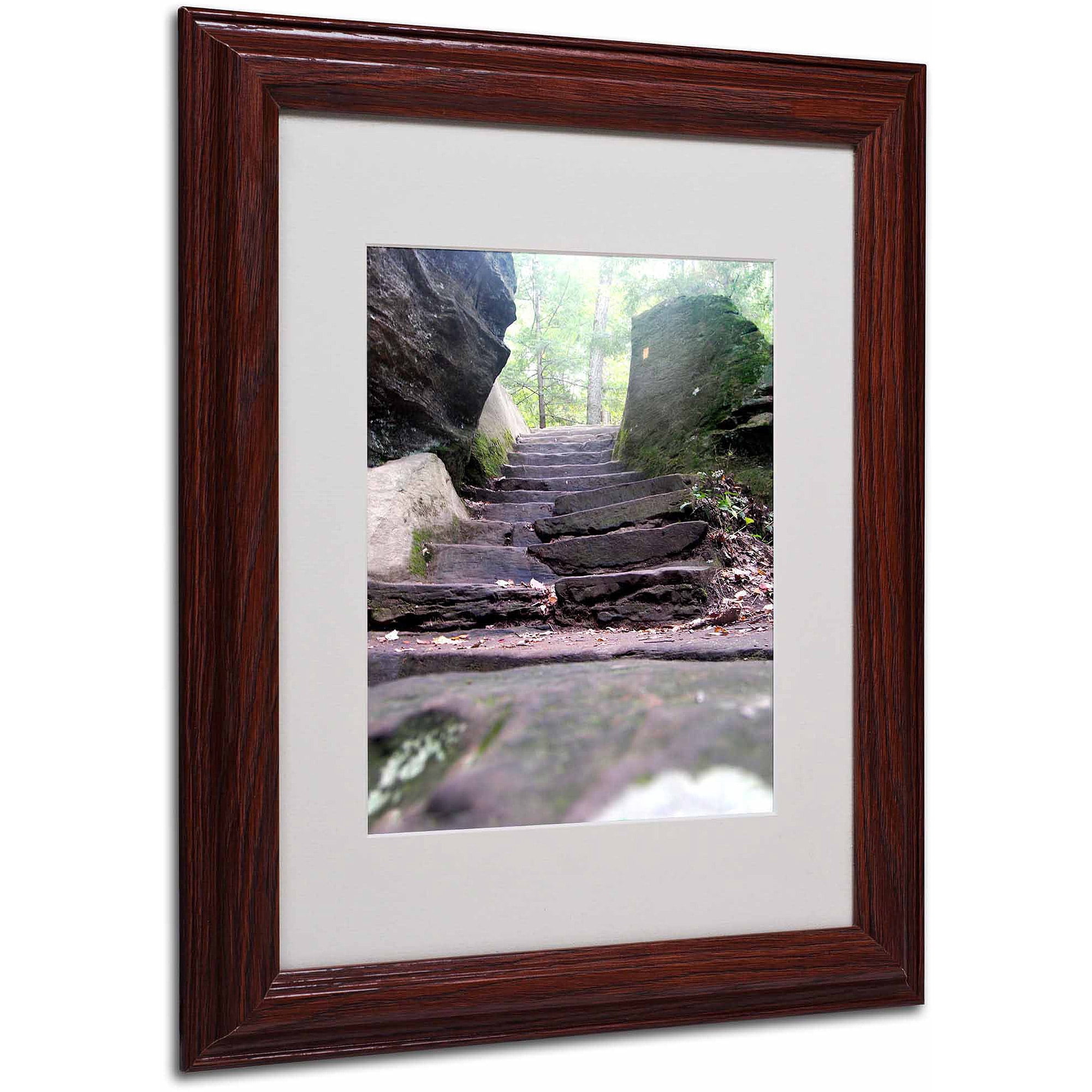"Endless Stairway" Canvas Art by Monica Fleet, Wood Frame