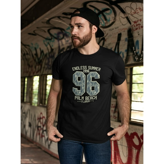 Endless Sumer Palm Beach T-Shirt Men -Image by Shutterstock, Male x-Large