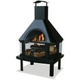 thumbnail image 1 of Endless Summer Black Wood Burning Outdoor Firehouse, 1 of 7