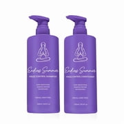 Karma Hair Endless Summer Shampoo and Conditioner Set | Brazilian Keratin & Coconut Oil | Frizz Control, Shine & Smoothness | Hydrating Hair Care Bundle for All Hair Types Women & Men